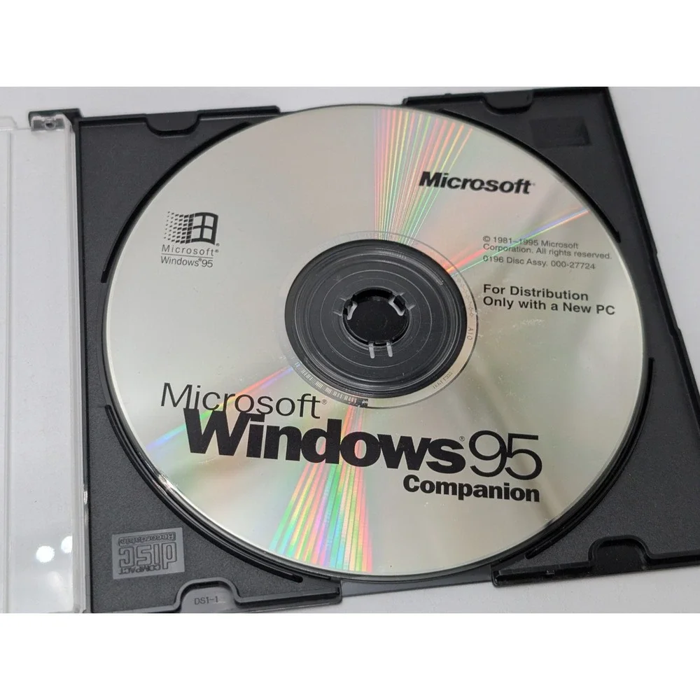Vintage Microsoft Windows 95 Companion Disc (1995, CD-ROM) - Disc Only!!!